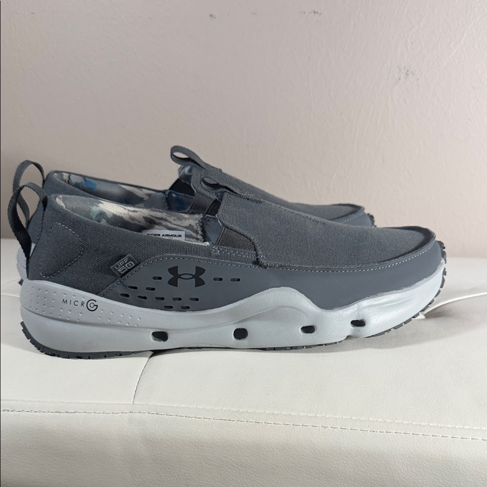 Under Armour Men's Gray Slip-On Loafers